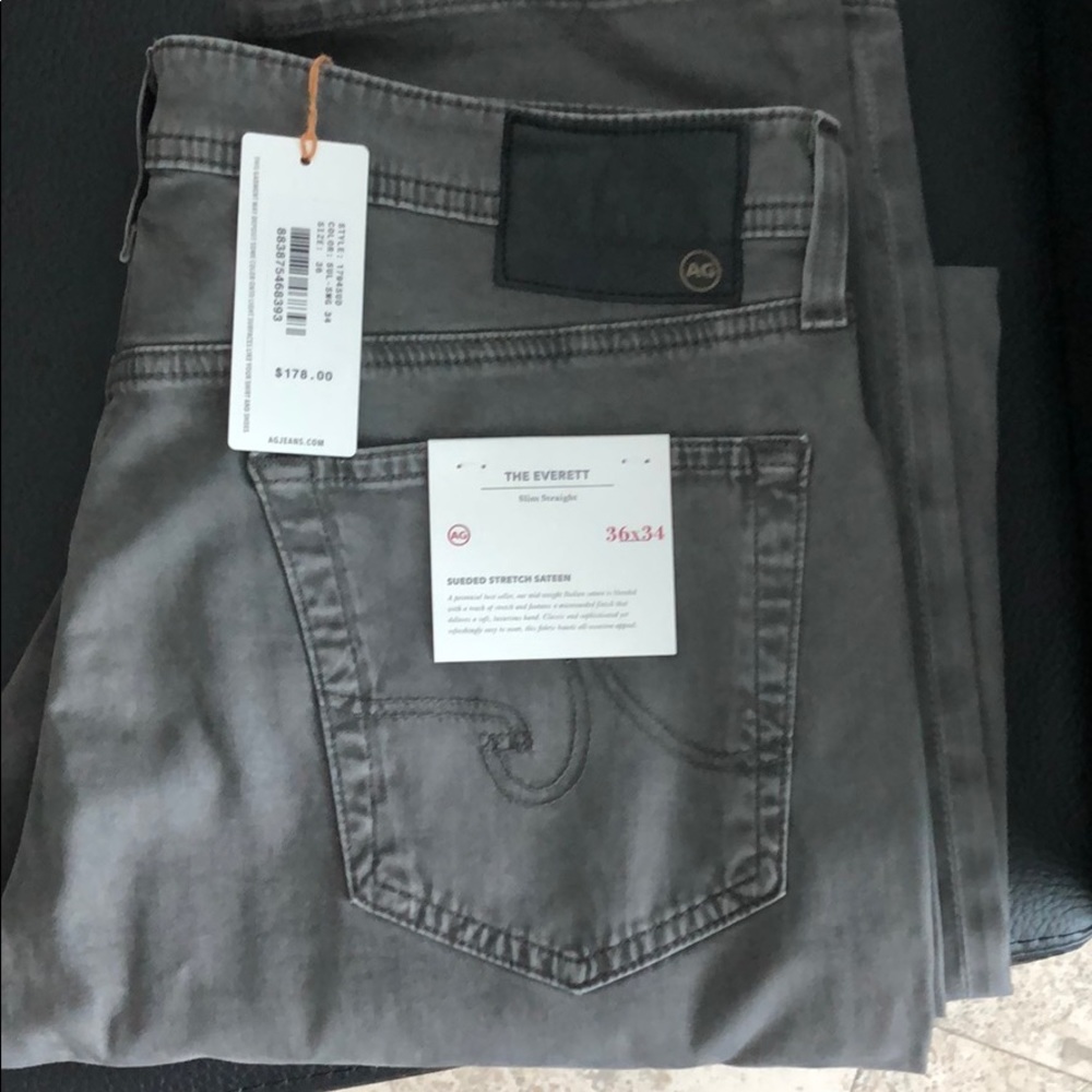 NEW with Tags - 36x34 AG Men Slim-Straight Jeans